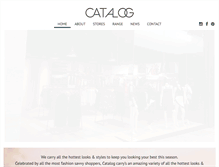 Tablet Screenshot of catalogclothing.com.au